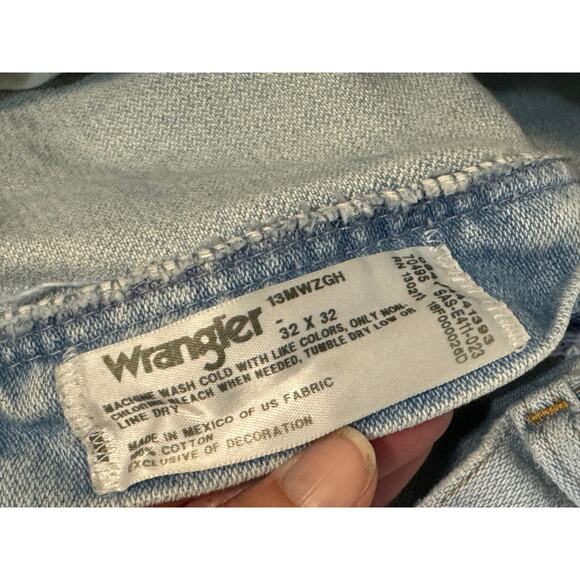 Wrangler Men's Jeans Light Wash Size W32 L‎ 32 - Picture 5 of 5